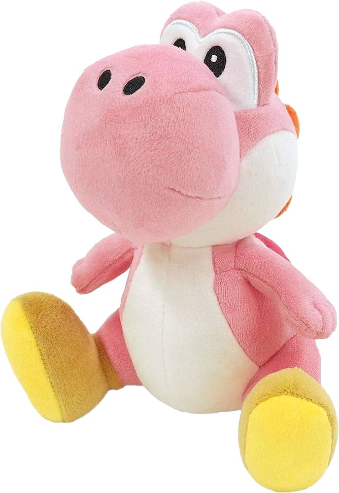 Little Buddy - 6" Pink Yoshi Plush (A15)